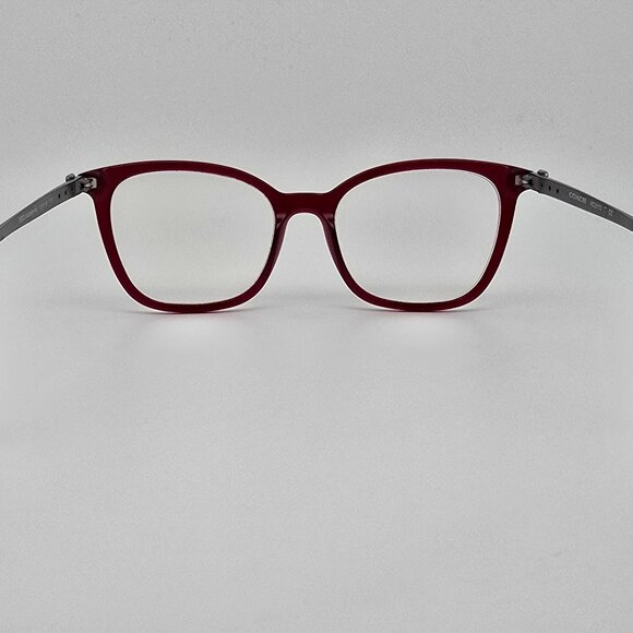 Coach HC6113 5503 Aubergine Gunmetal Cat Eye Eyeglasses Frame w/ Case 53-18-140 - Picture 5 of 16